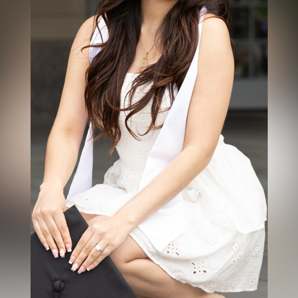 White Eyelet Dress